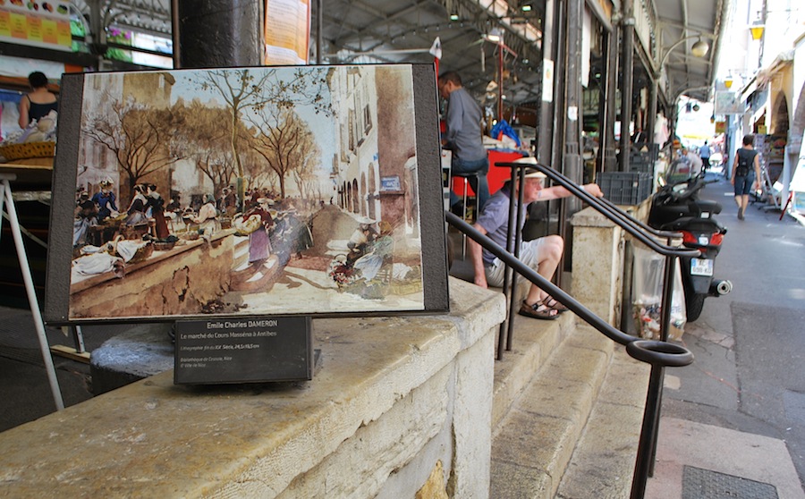  «Le marche du Cours Massena a Antibes», Эмиль Чарльз Дамерон