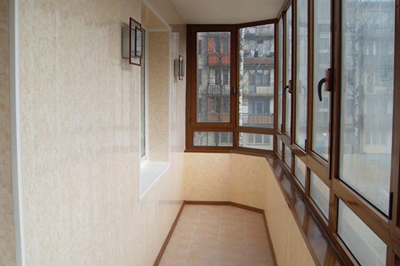 Дизайн балкона / лоджии - Отделка пола