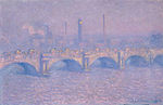 Claude Monet, Waterloo Bridge, Sløret sol, 1903, olie på lærred, 64,77 x 99,7 cm, Memorial Art Gallery, Rochester.jpg