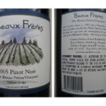 2004 Beaux Frères Pinot Noir Beaux Frères Vineyard