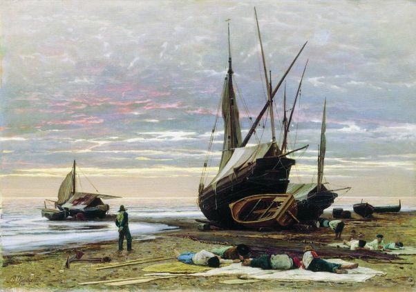 Вечер. Берег моря. 1874