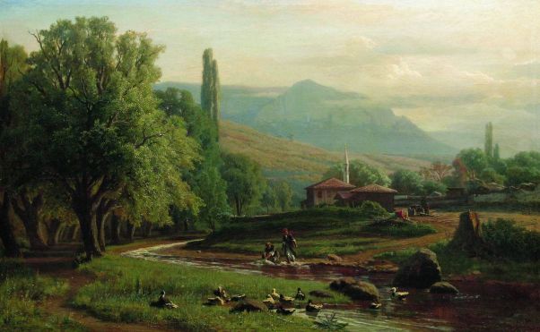 Крымский летний пейзаж. 1870