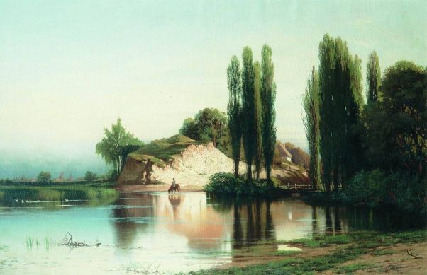 Пейзаж с рекой в Малороссии