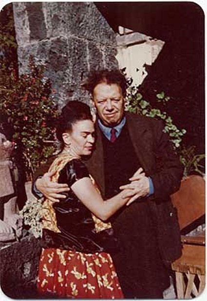 1948 - Frida Kahlo and Diego Rivera, Coyoacan, Mexico