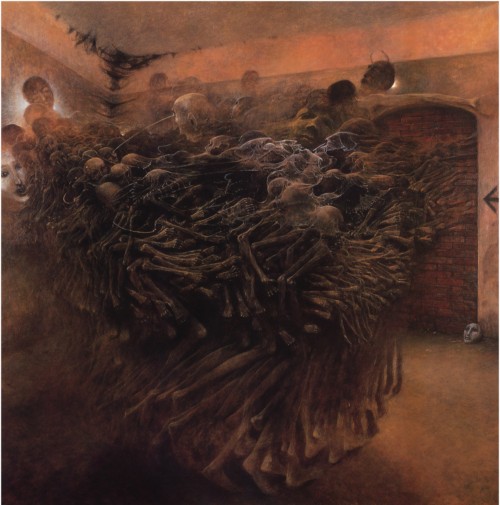 beksinski-kartiny-21 | Здислав Бексински - Zdzisław Beksiński. Поэзия после Освенцима | ARTeveryday.org