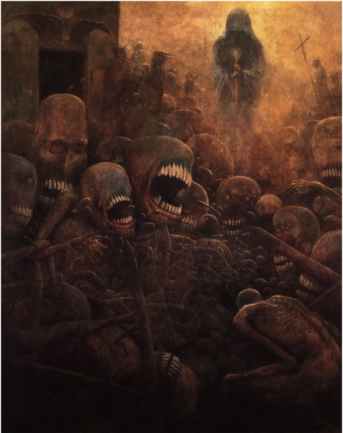 beksinski-kartiny-14 | Здислав Бексински - Zdzisław Beksiński. Поэзия после Освенцима | ARTeveryday.org