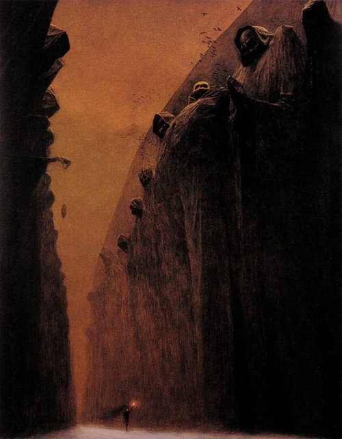 beksinski-kartiny-8 | Здислав Бексински - Zdzisław Beksiński. Поэзия после Освенцима | ARTeveryday.org