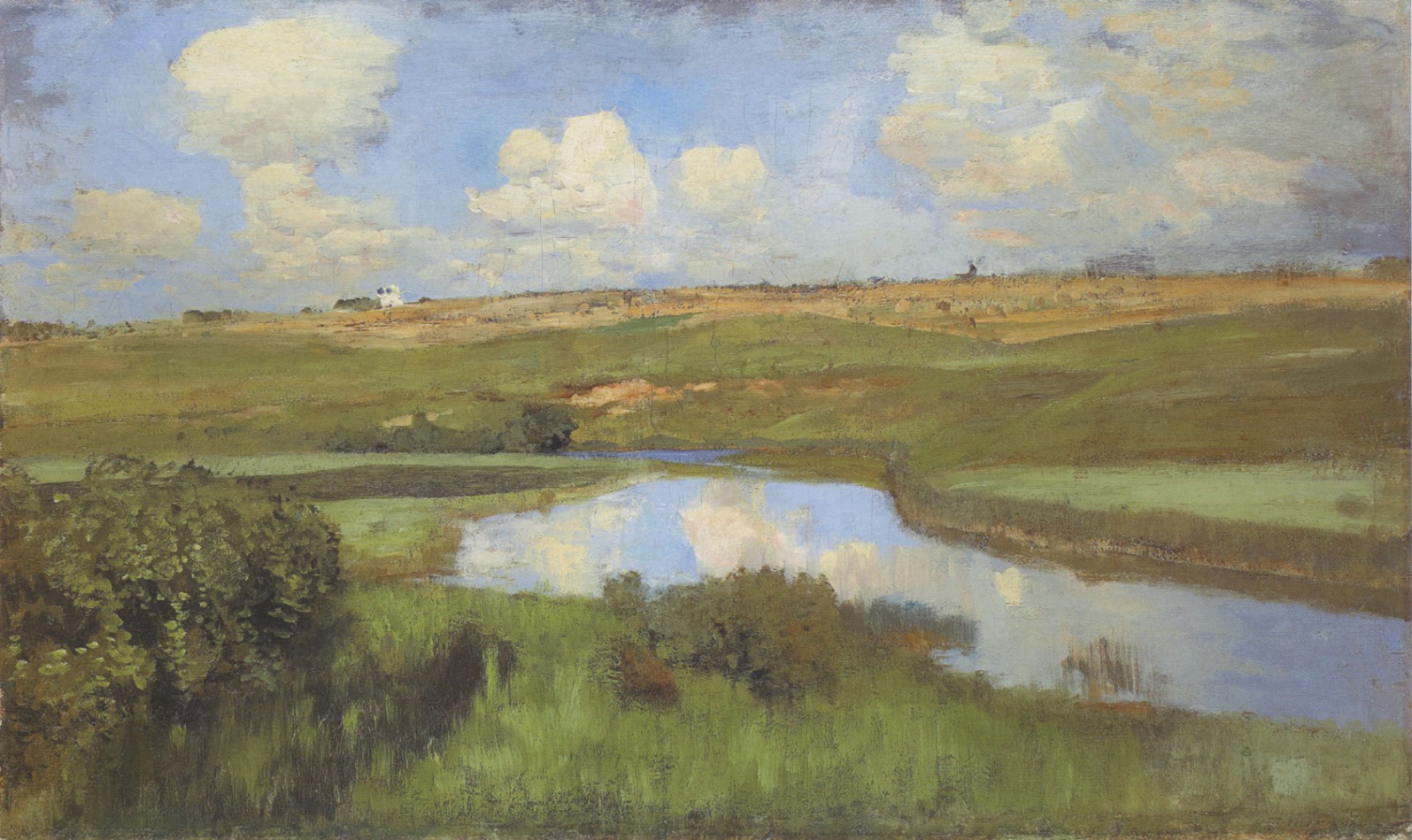 И.И. Левитан. Река. 1898-1899. Х., м. 42 × 54,5 см