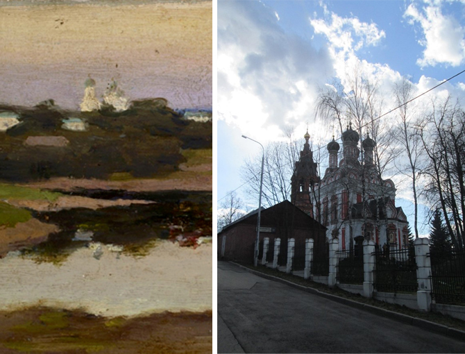 Река Сетунь под Москвой, место погребения Д.А. Ровинского