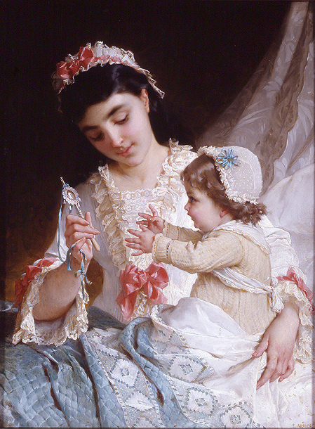 Emile Munier, Distracting The Baby