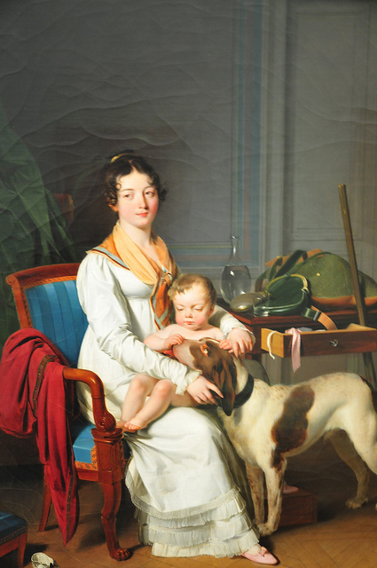 Neue Pinakothek, Interior with Mother and Child