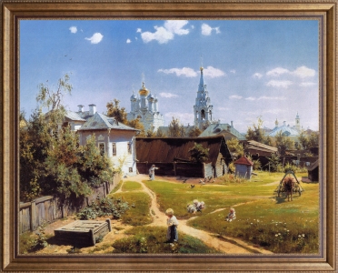 Репродукции. В. Д. Поленов Москвоский дворик. 1878г.