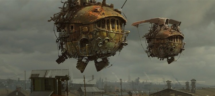 Dieselpunk: Фантастические воздушные суда от Ian McQue (16 фото)