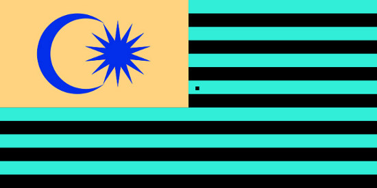 Иллюзия малазийский флаг