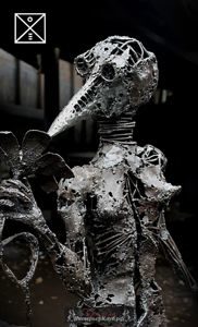 21 Настя, авторская скульптура из металла