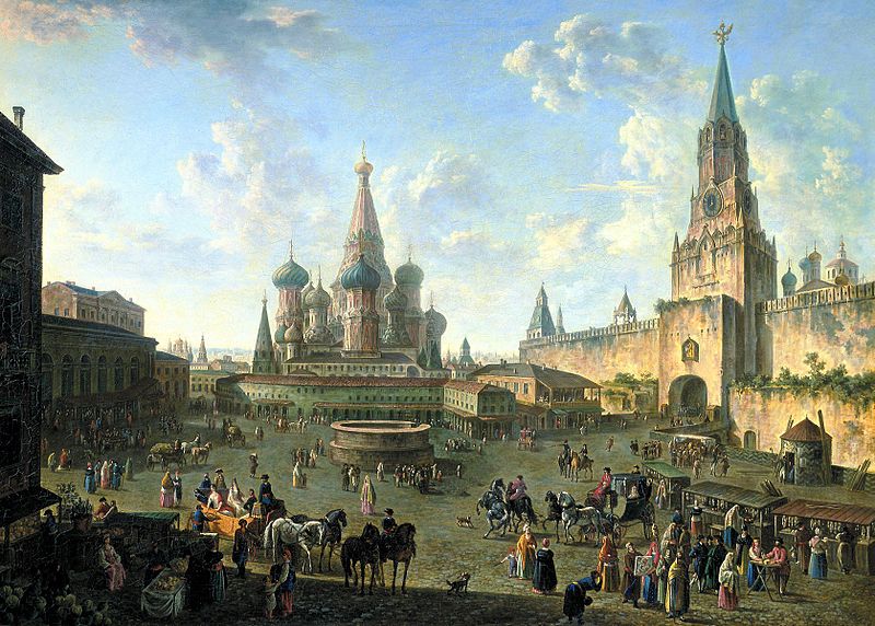 Красная площадь в Москве (картина Алексеева), 1801. ГТГ
