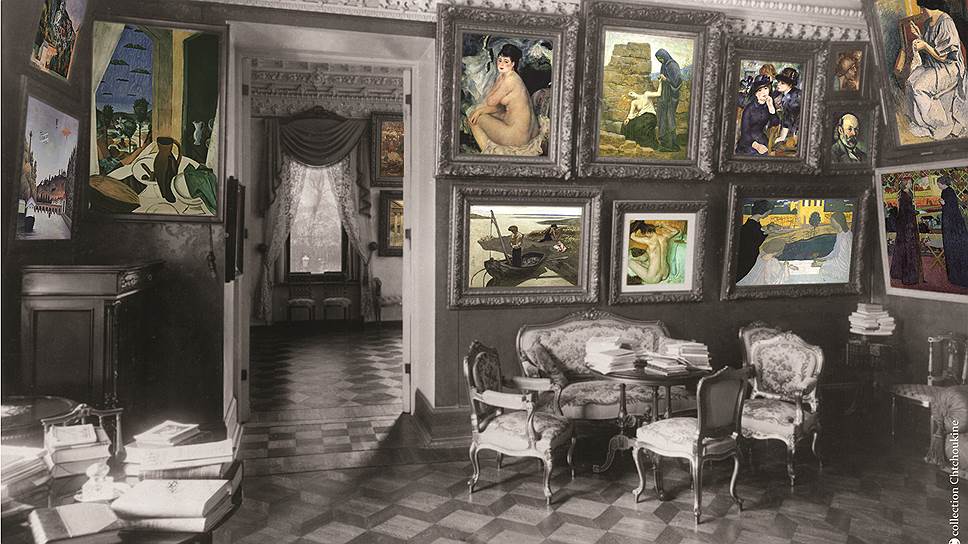 Так выглядел зал импрессионистов в щукинском особняке (реконструкция Кристины Делок-Фурко)