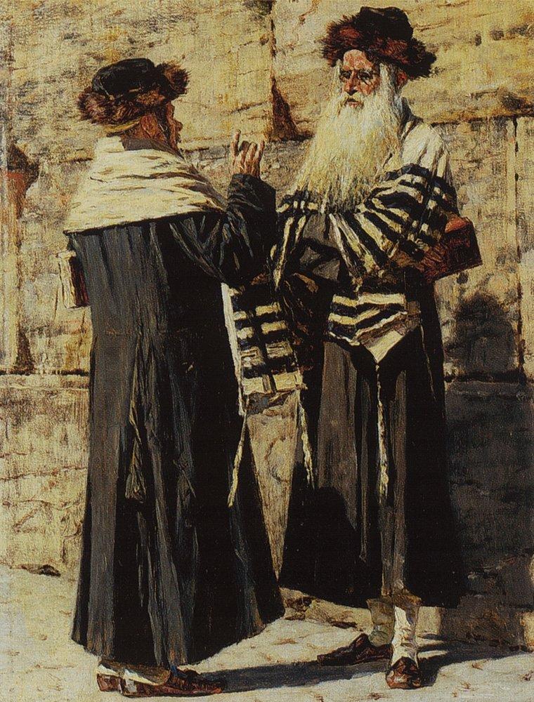 Два еврея. 1884 год. Василий Верещагин