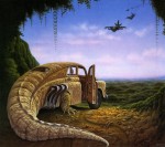 Живопись | Jacek Yerka | Mind Fields | Attack at Dawn