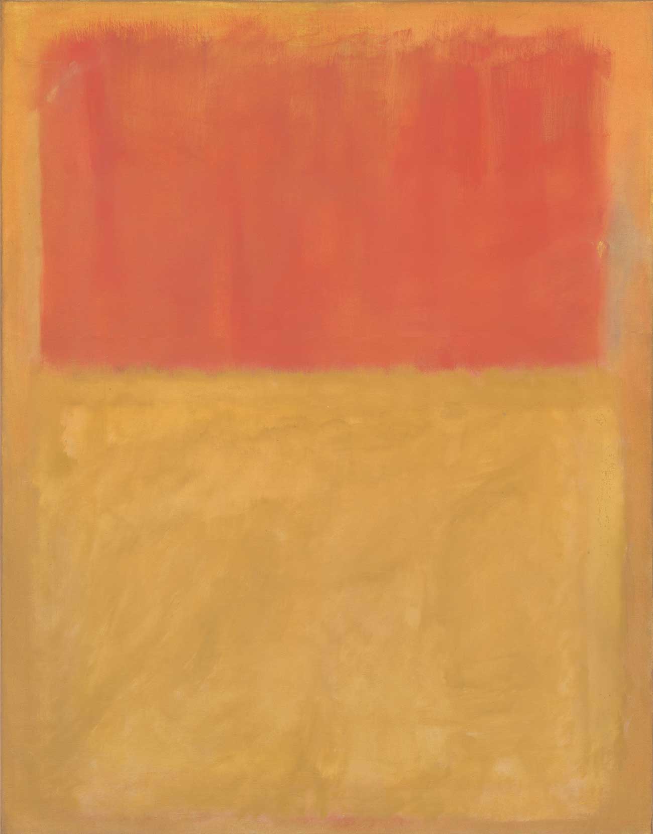 Marc Rothko (Orange and tan, 1954)