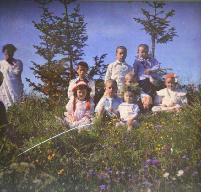 Цветные фотографии Леонида Андреева, сделанные более 100 лет назад (31 фото)