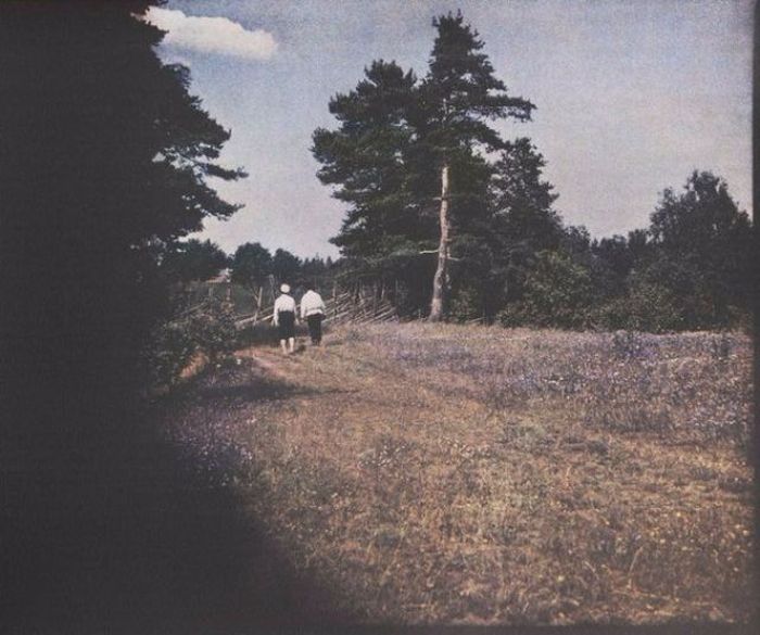 Цветные фотографии Леонида Андреева, сделанные более 100 лет назад (31 фото)