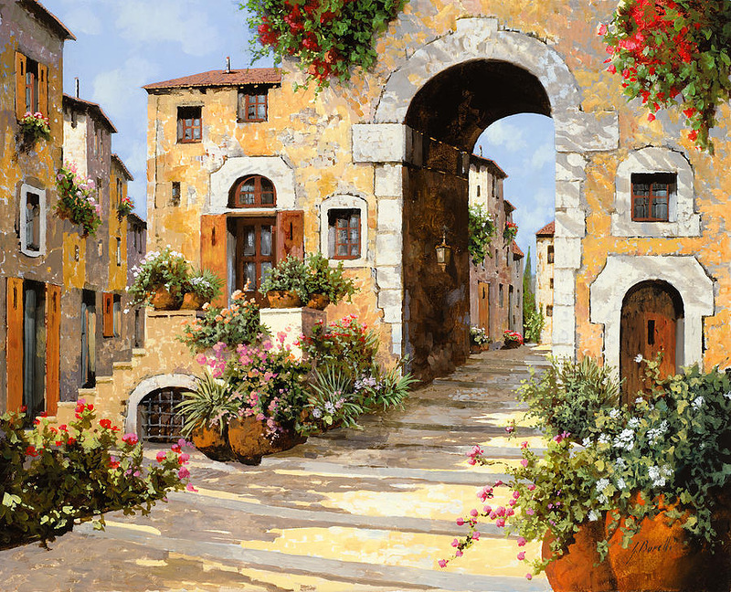 Под солнцем Италии-картины Guido Borelli