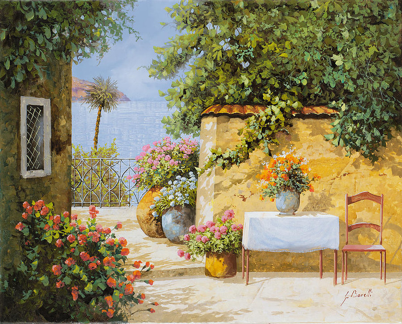 Под солнцем Италии-картины Guido Borelli