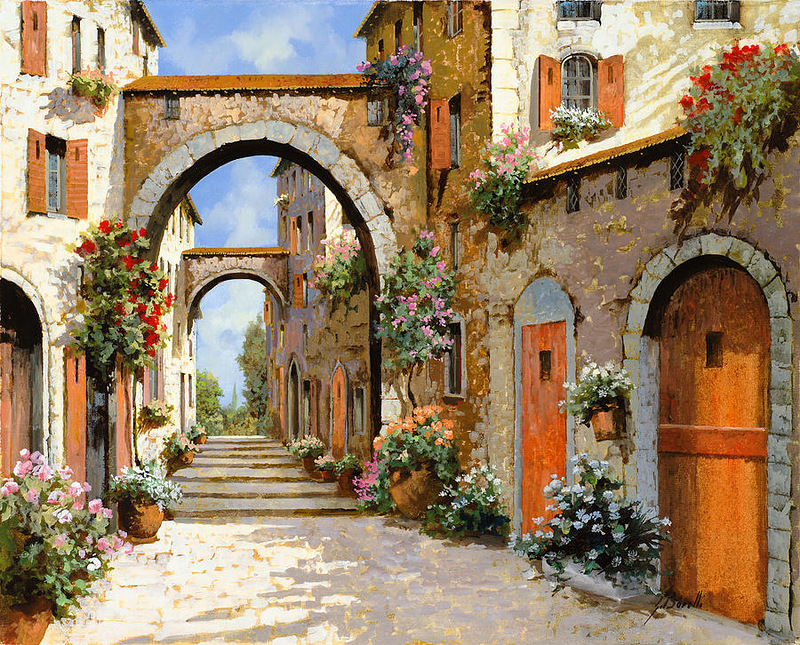 Под солнцем Италии-картины Guido Borelli