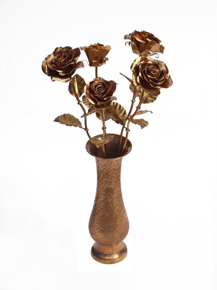 латунная ваза, антиквариат