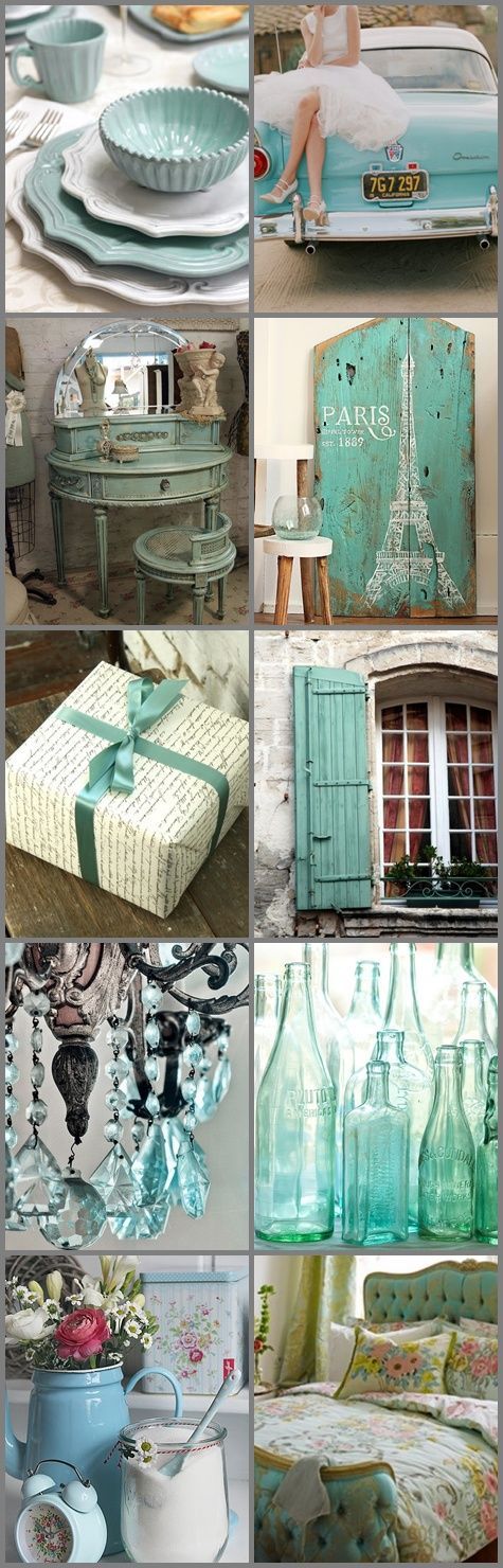 Awesome bundle of vintage turquoise and aqua inspiration