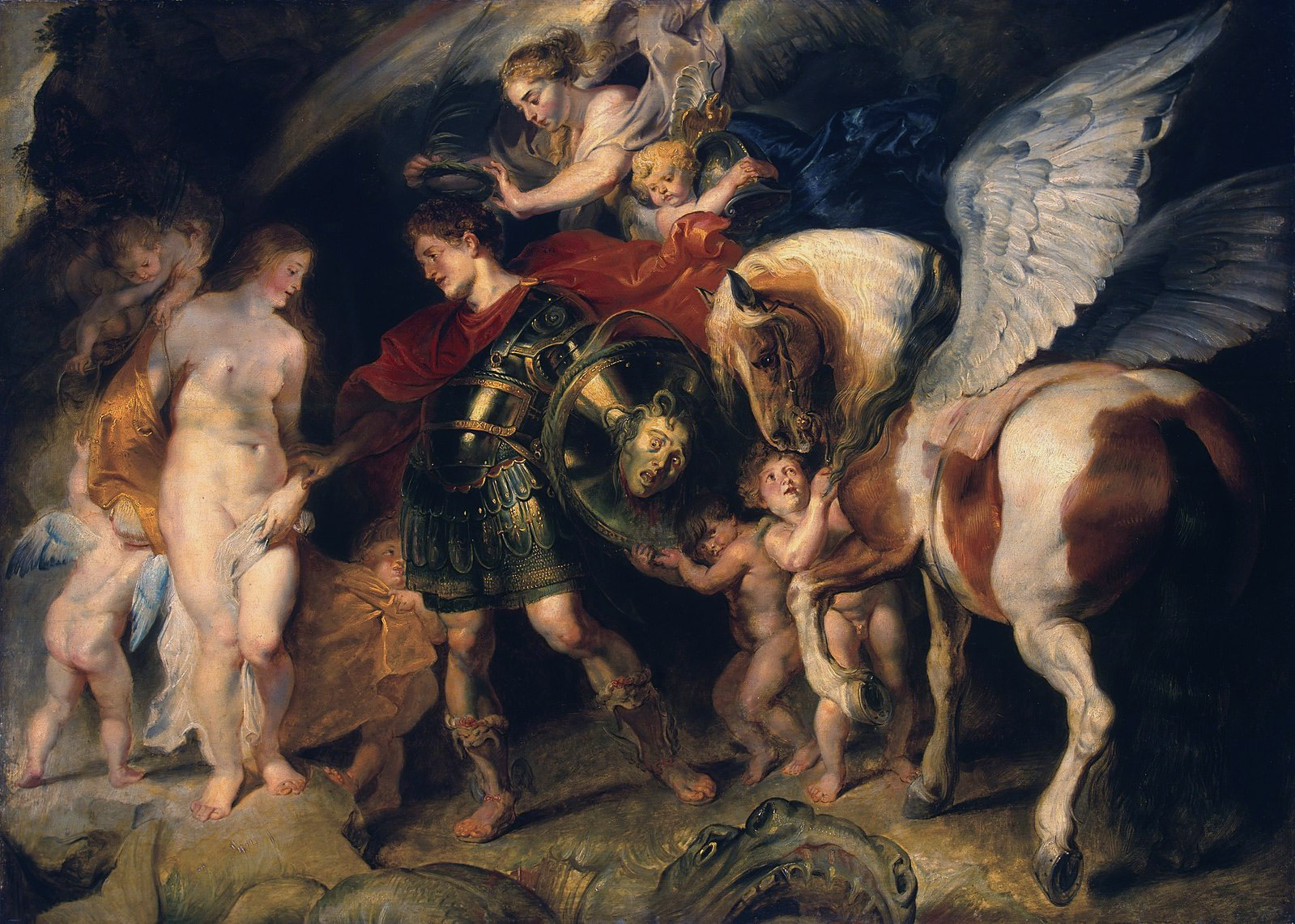 Персей и Андромеда. Рубенс, 1621. Масло