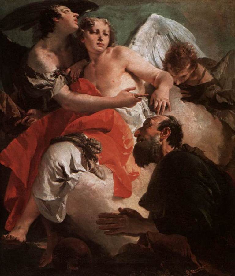 Авраам и три Ангела - Джованни Баттиста Тьеполо (1730)
