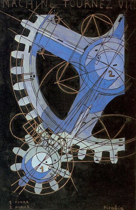 Быстый поворот машины - Франсис Пикабиа (1917)