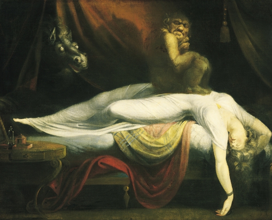 Ночной кошмар - Генриха Фюcсли (1781, Музей Гете, Франкфурт-на-Майне)
