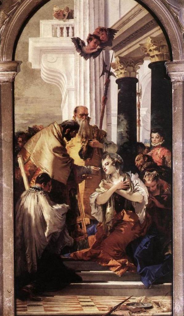 Последнее причастие святой Люси - Джованни Баттиста Тьеполо (1747 - 1748)