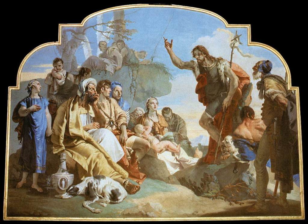 Проповедь Иоанна Крестителя - Джованни Баттиста Тьеполо (1732 - 1733)