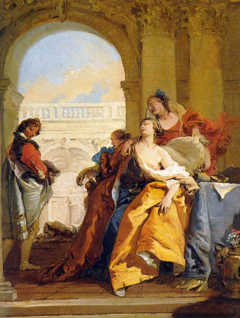 Смерть Софонисба - Джованни Баттиста Тьеполо (1755 - 1760)