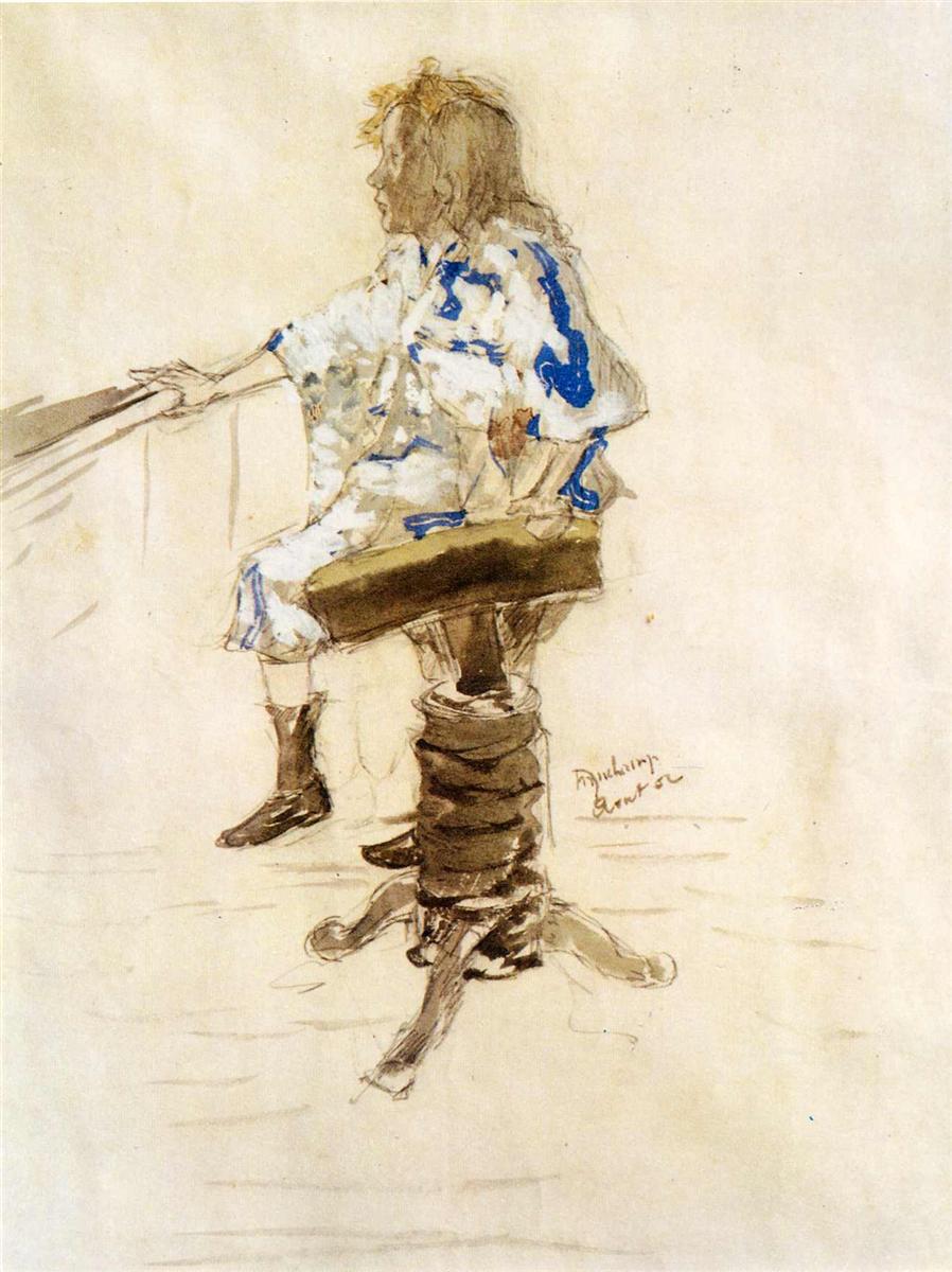 Портрет Ивонны Дюшана - Марсель Дюшан (1901)