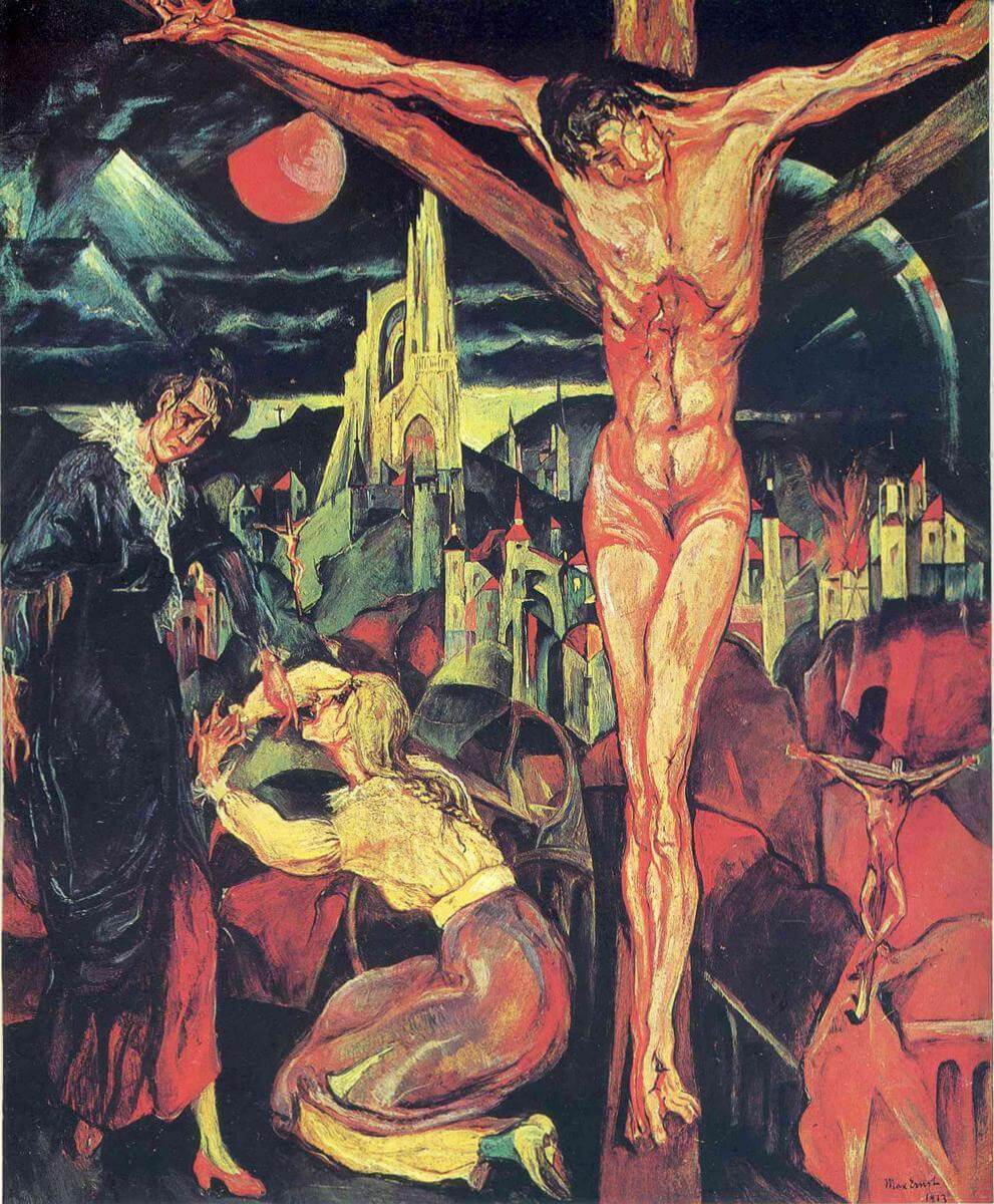Распятие на кресте - Макс Эрнст (1913)