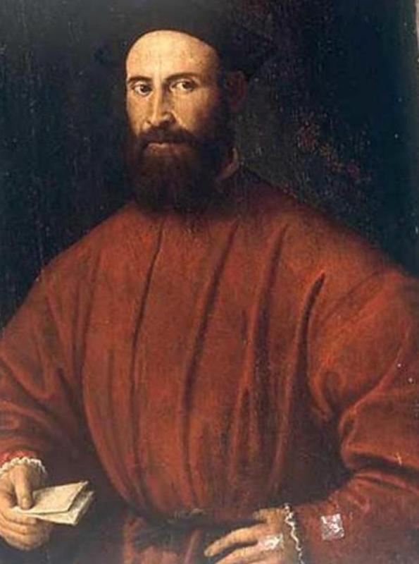 Человек с письмом - Лоренцо Лотто (1510)