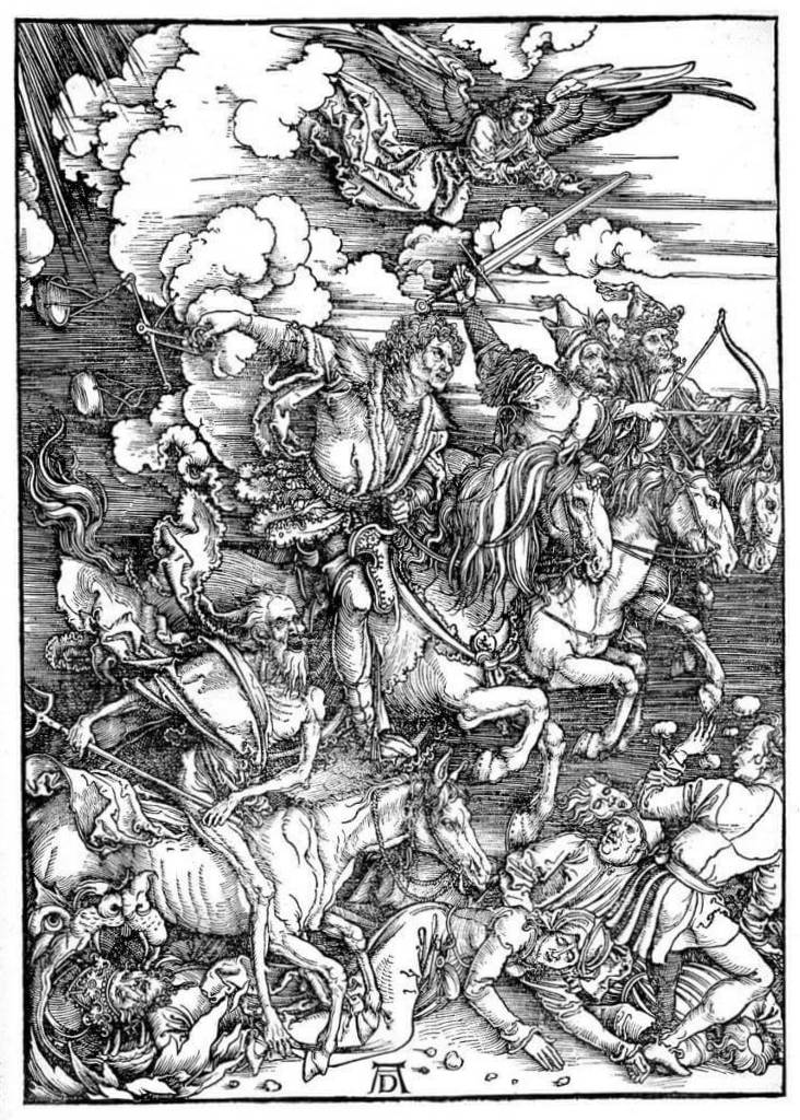 Четыре Всадника Апокалипсиса - Альбрехт Дюре (1498)