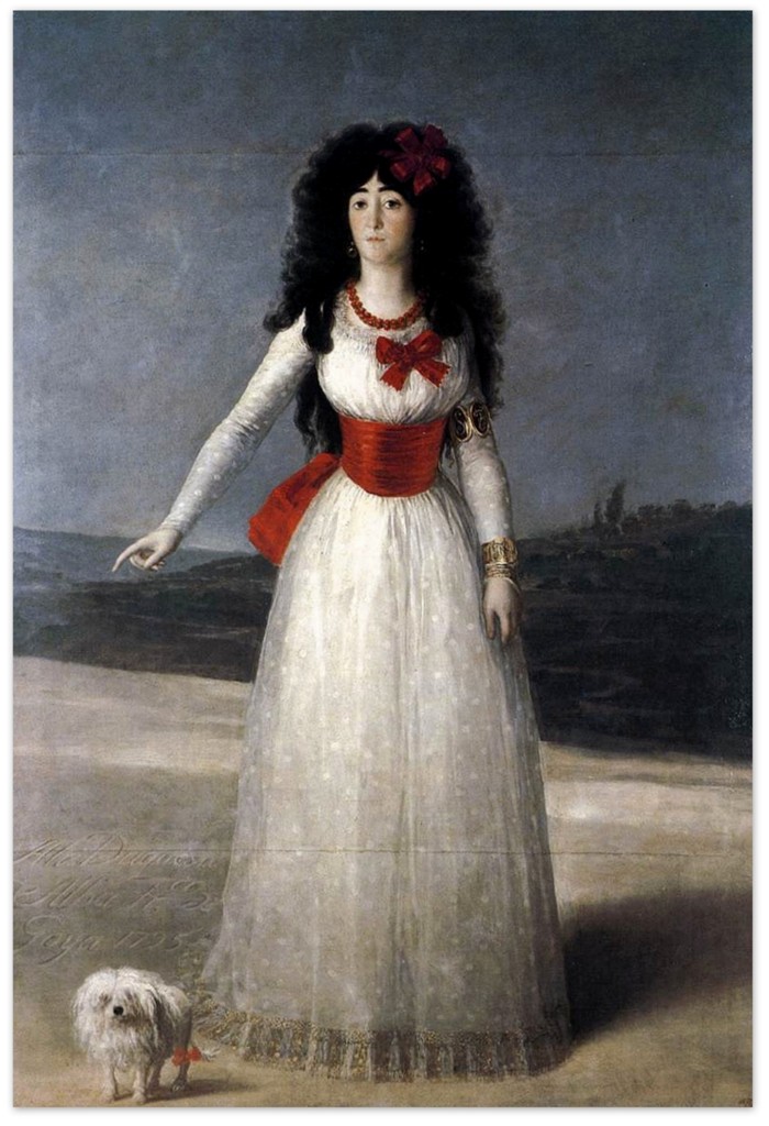 Франсиско Гойя - Герцогиня Альба, Белая княгиня (1795)