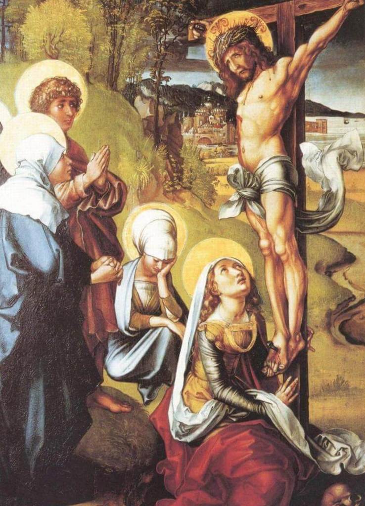 Христос на кресте - Альбрехт Дюре (1494 -1497)