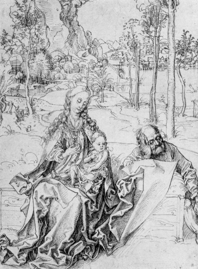 Святое семейство - Альбрехт Дюре (1493 -1494)