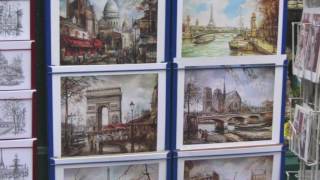 Картины на улочках Парижа.Paintings on the streets of ParisLes peintures dans les rues de Paris.