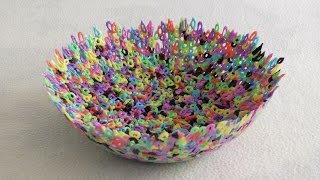Тарелка из Бусин Термомозаики / Plate of HAMA Beads