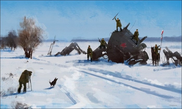 Якуб Розальски: картины эпических битв, на которых встречаются прошлое и будущее