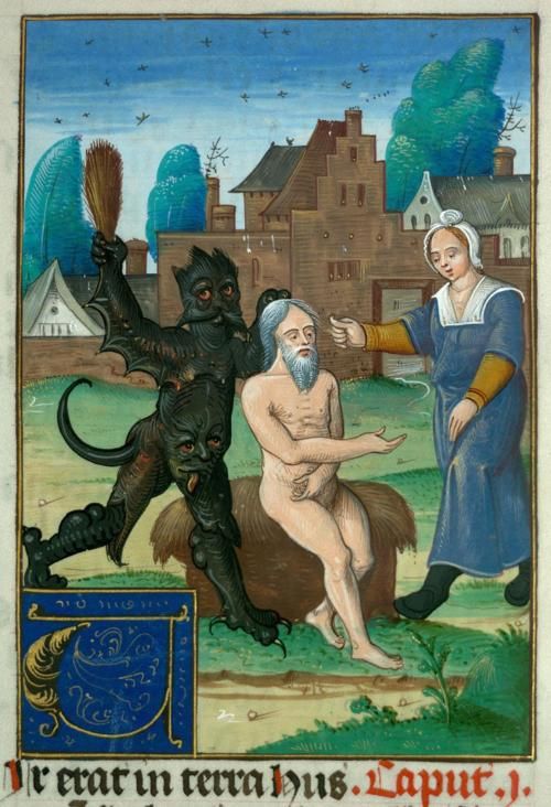 11 Иов с женой и дьявол 16 век Франция