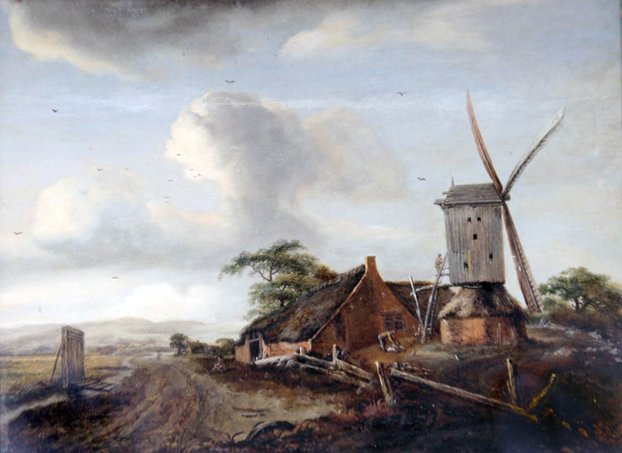 Meindert_Hobbema._Landscape_with_a_windmill_(17th_century) (1)